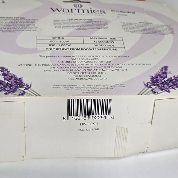 Orange and White Fox Mittens Plush Accessories - Picture 7 of 7